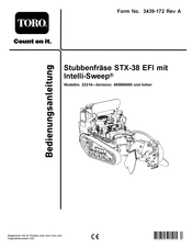 Toro STX-38 EFI Bedienungsanleitung
