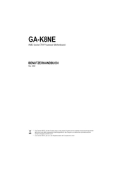Gigabyte GA-K8NE Benutzerhandbuch