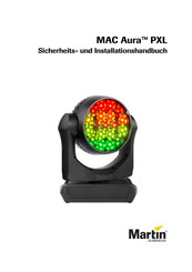 Harman Martin MAC Aura PXL Sicherheits- Und Installationshandbuch