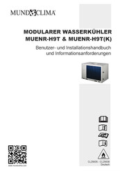 mundoclima MUENR-H9T Benutzer- Und Installationshandbuch Informationsanforderungen