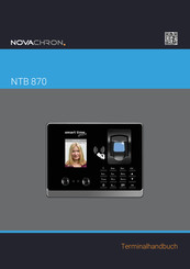 NovaCHRON smart time office NTB 870 Terminalhandbuch