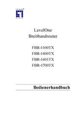 LevelOne FBR-1401TX Bedienerhandbuch