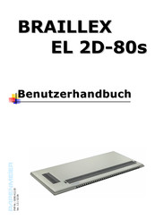 BRAILLEX EL 2D-80S Benutzerhandbuch