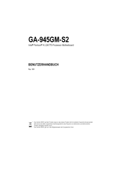 Gigabyte GA-945GM-S2 Benutzerhandbuch