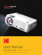 Kodak FLIK X4 Bedienungsanleitung