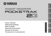 Yamaha POCKETRAK 2G Bedienungsanleitung
