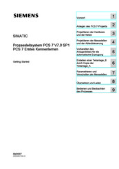 Siemens SIMATIC PCS 7 V7.0 SP1 Handbuch