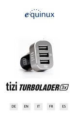 e-quinux tizi Turbolader 3x Bedienungsanleitung