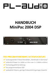 PL-AUDIO MiniPac 2004 DSP Handbuch