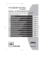 Waeco mobitronic RV-HD Montage- Und Bedienungsanleitung