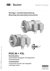 Baumer POG 90 + FSL Montage- Und Betriebsanleitung