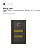 G-Technology ArmorLock Bedienungsanleitung