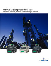 Emerson TopWorx D-Serie Hauptinstallations-, Betriebs- Und Wartungshandbuch