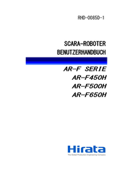 Hirata Corporation SCARA AR-F-Serie Benutzerhandbuch