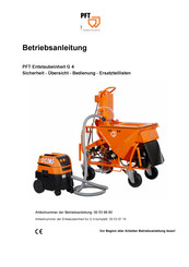 PFT G 4 Betriebsanleitung
