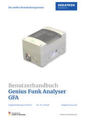 Hekatron Genius GFA Benutzerhandbuch