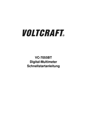 VOLTCRAFT VC-7055BT Schnellstartanleitung
