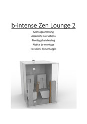 b-intense Zen Lounge 2 Montageanleitung