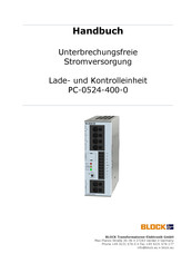 Block PC-0524-400-0 Handbuch
