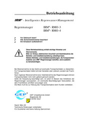 GEP Regenmanager IRM-RMO-4 Betriebsanleitung