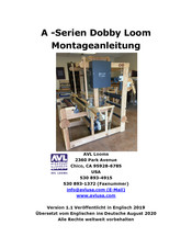 AVL Looms Dobby Loom A Serie Montageanleitung