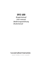 Scandomestic SFO 100 Bedienungsanleitung