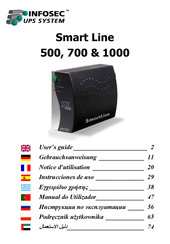 INFOSEC UPS SYSTEM Smart Line 500 Gebrauchsanweisung