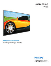 Philips Signage Solutions Q-Line 43BDL3010Q/11 Bedienungsanleitung