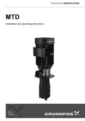 Grundfos MTD Montage- Und Betriebsanleitung