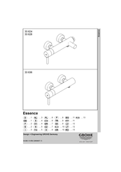 Grohe Essence 33 636 Montageanleitung