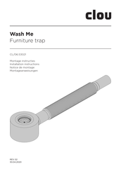 Clou Wash Me CL/06.53021 Montageanweisungen