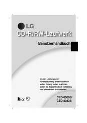 LG CED-8083B Benutzerhandbuch