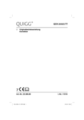 Quigg QCH 2000/2 TT Originalbetriebsanleitung