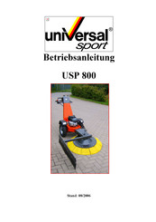 Universal Sport USP 800 Betriebsanleitung