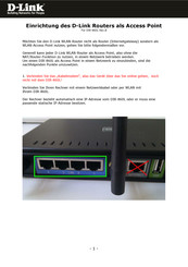 D-Link DIR-860L Bedienungsanleitung