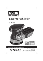 Duro Pro D-ES 350 Originalbetriebsanleitug