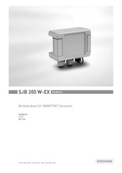 KROHNE SJB 200 W-EX Handbuch