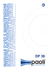 Paoli Avvitatori DP 38 Handbuch Für Gebrauch Und Wartung