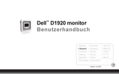 Dell D1920f Benutzerhandbuch