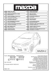 Mazda D651 V7 22F Einbauanleitung