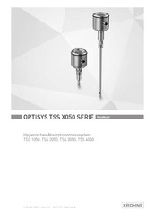 KROHNE OPTISYS TSS 050 Serie Handbuch