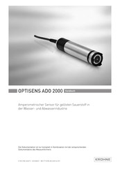 KROHNE OPTISENS ADO 2000 Handbuch