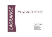 Lagrange Maxi Grill' PRO Bedienungsanleitung