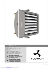 Flowair LEO AGRO CR Technische Dokumentation/Betriebsanleitung