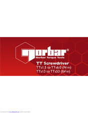 norbar TTs6.0 Bedienungsanleitung