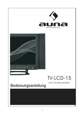 auna multimedia TV-LCD-15 Bedienungsanleitung