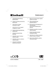 EINHELL TE-BS 8540 E Originalbetriebsanleitung