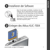 Kodak KLIC-7004 Anleitung
