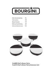 Bourgini Chef's Dinner Party Extension Unit Gebrauchsanleitung