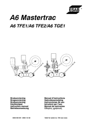 ESAB A6 Mastertrac TGE1 Betriebsanweisung